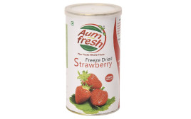 Aum Fresh Freeze Dried Strawberry   Tin  25 grams